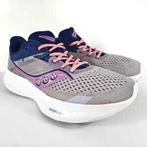 Saucony Ride 16 Womens 8.5 Running Shoes Sneakers Cushion Mauve Indigo S10830-30